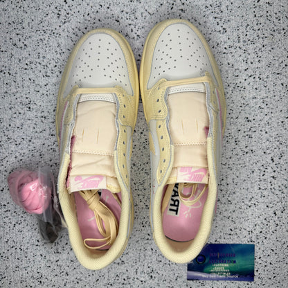 Jordan 1 Low Travis Scott Shy Pink