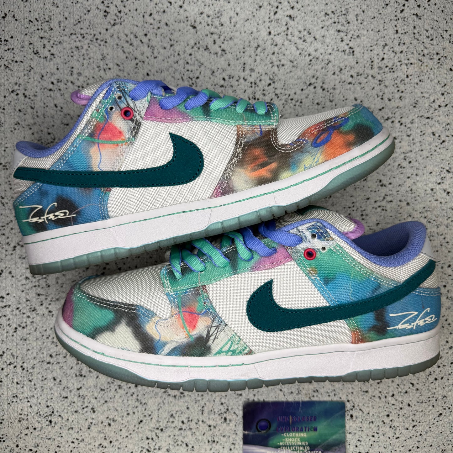 Nike Dunk SB Low Futura Bleached Aqua 9 Men “Preowned”
