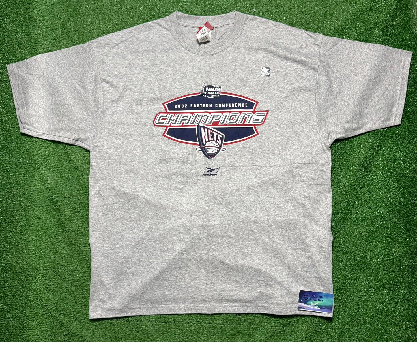 Vintage New Jersey Nets NBA 2002 Eastern Conference Champs Shirt