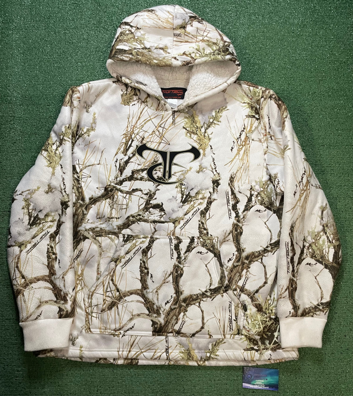 True Timber snow camo fleece hoodie