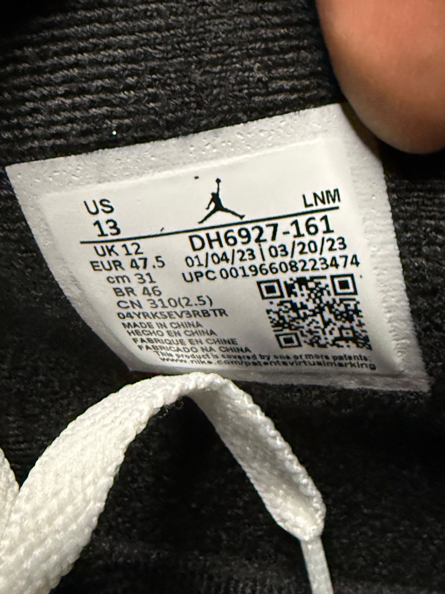 Jordan 4 Red Cement 13 Men/14.5 Women “Preowned”