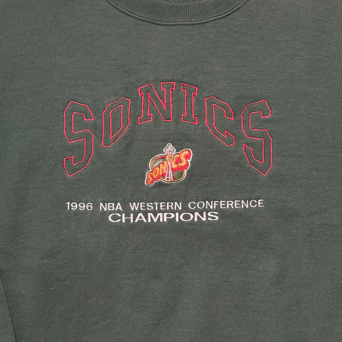 Vintage Seattle SuperSonics Western Conference Champs Crewneck
