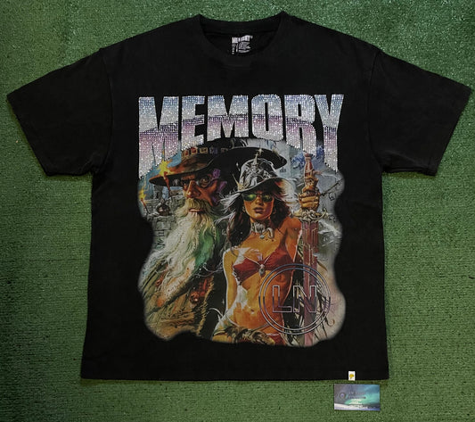 Memory Lane Merlin Tales rhinestone tee