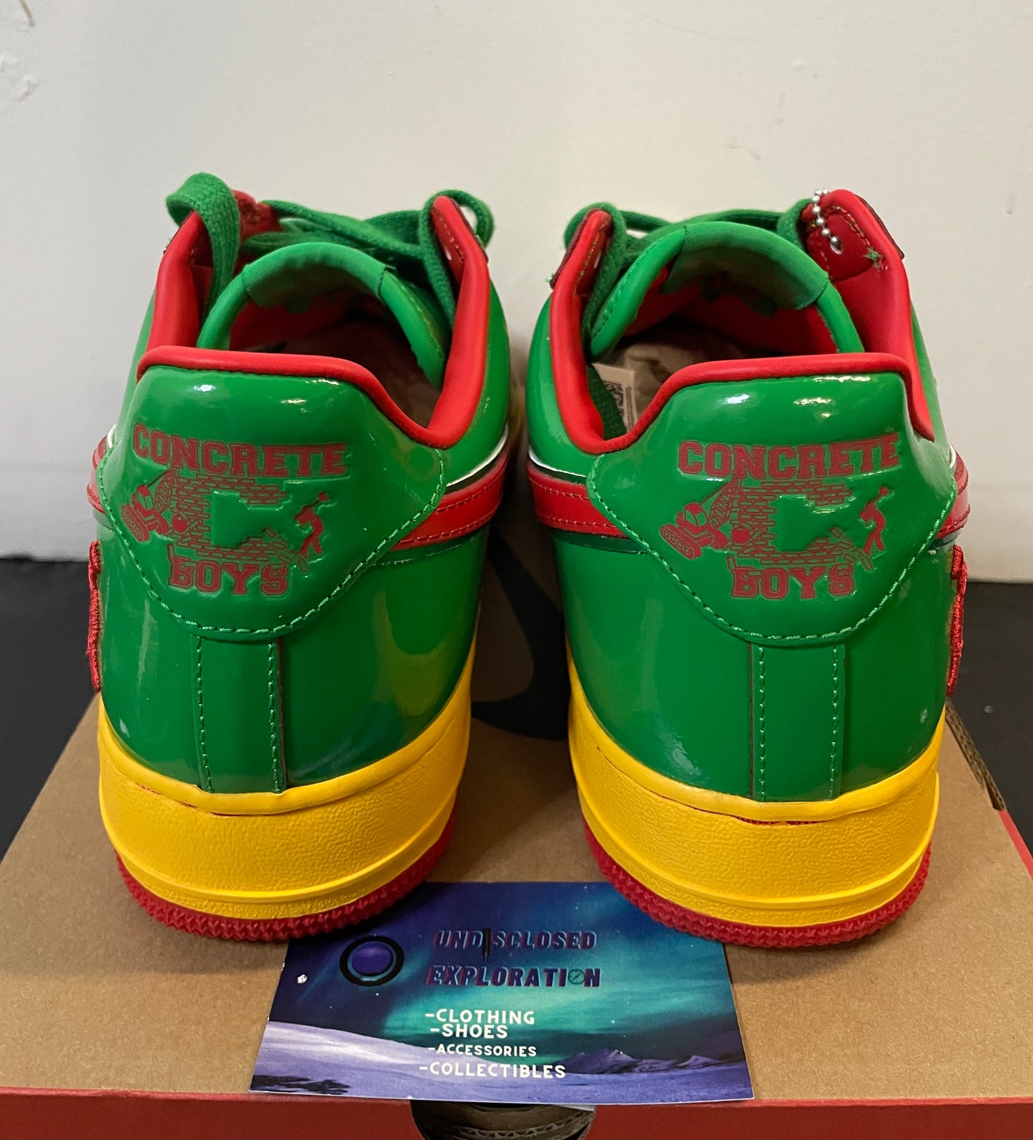 Nike Air Force 1 low X concrete boys lil yachty lucky green