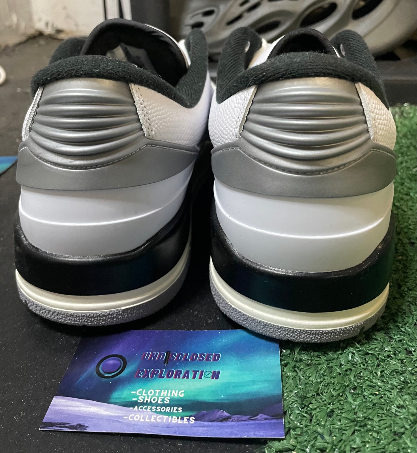 Air Jordan 2/3 white black silver