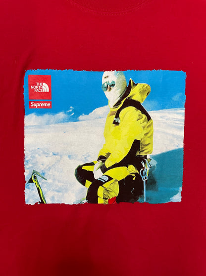 Supreme x North face red Photo tee