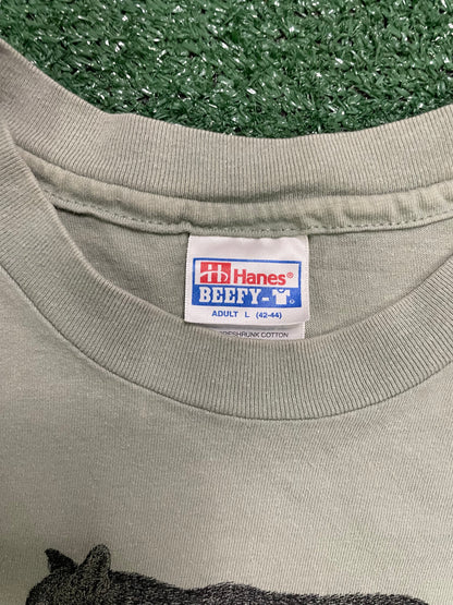 Vintage 1990s wolves tee