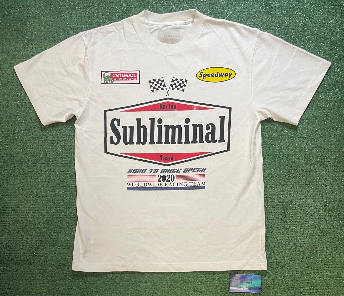 Subliminal racing tee