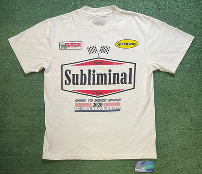 Subliminal racing tee