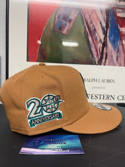 Seattle mariners wheat 20th anniversary new era hat