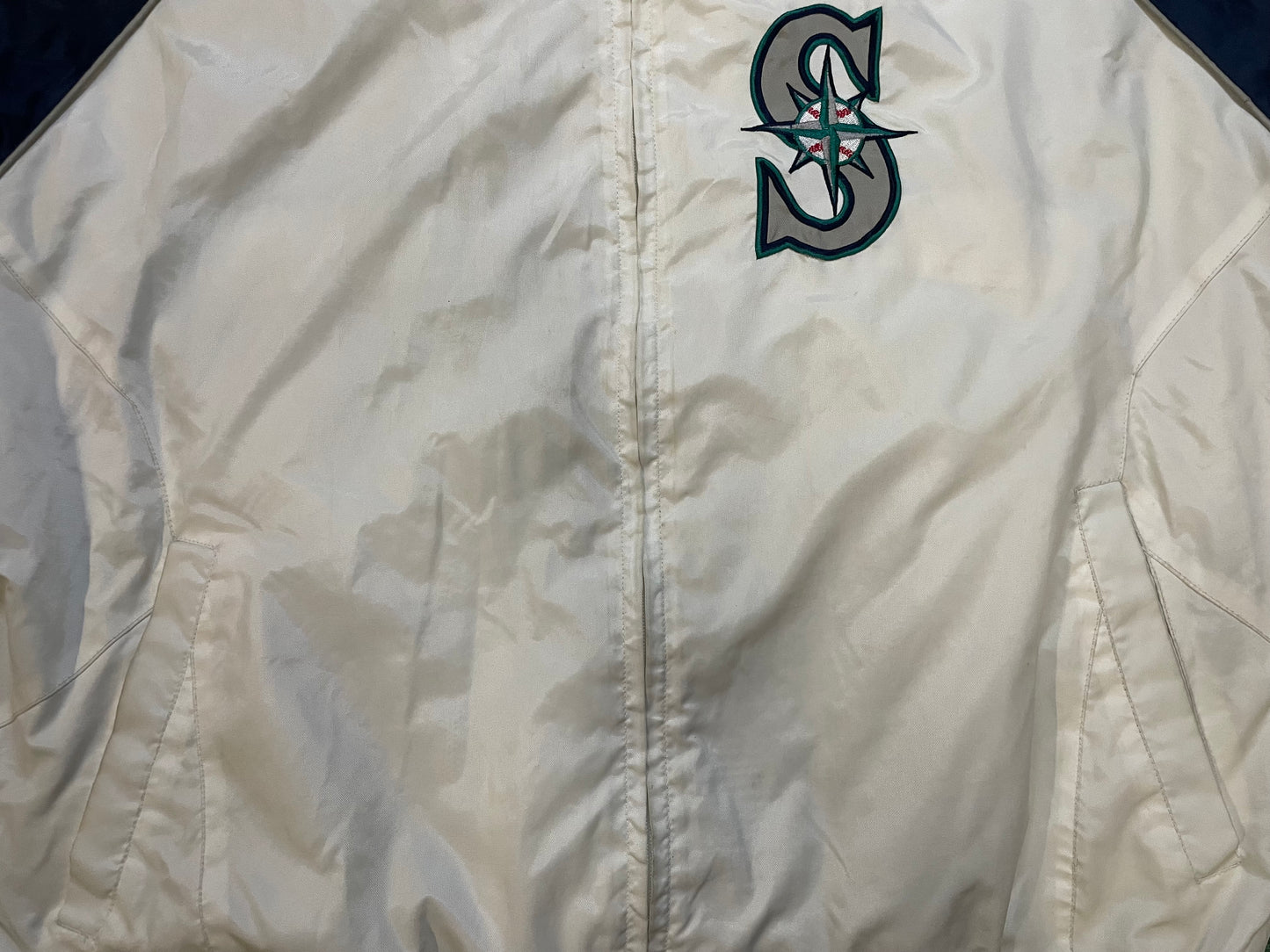 Vintage 1990s Seattle Mariners windbreaker zip up jacket