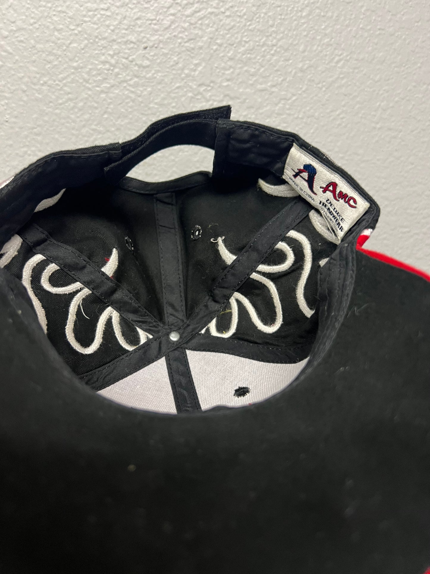 Vintage Toyota flames black and red hat