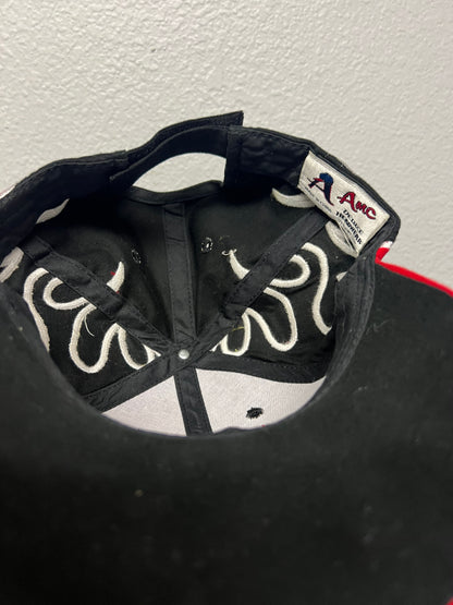Vintage Toyota flames black and red hat