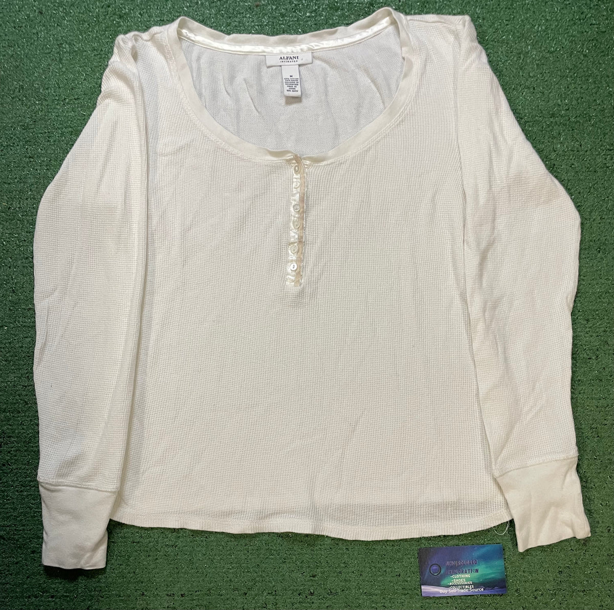 Alfani cream thermal longsleeve