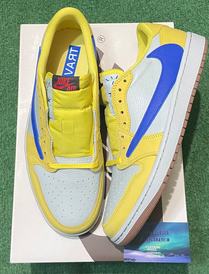 Jordan 1 low Travis scott canary