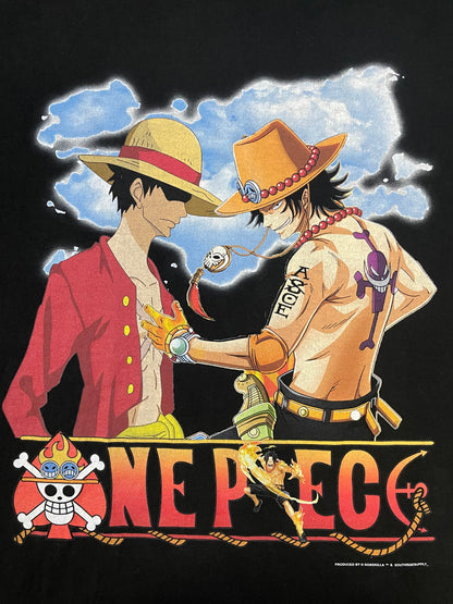 One Piece luffy and Ace anime tee