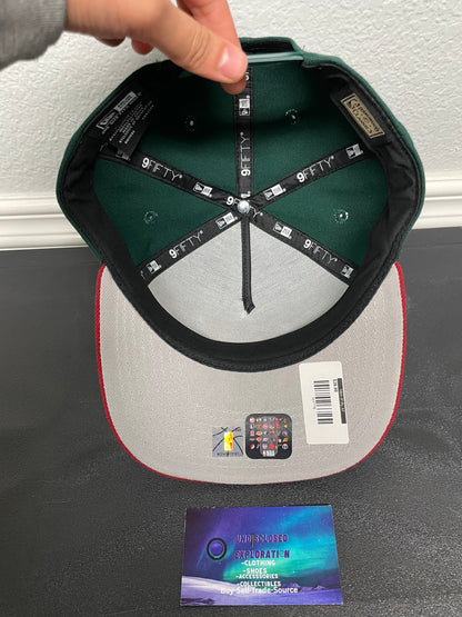 Seattle Sonics skyline green and red new era hat