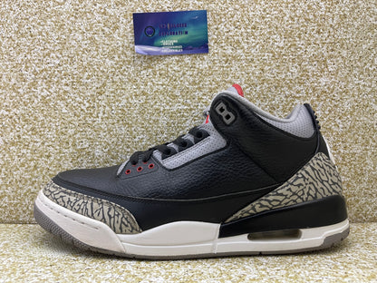 Jordan 3 Black Cement 11.5 Men/13 Women “Preowned”