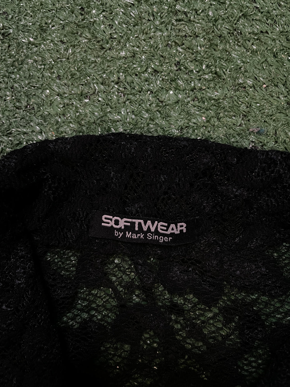 Softwear by mark singer black button up