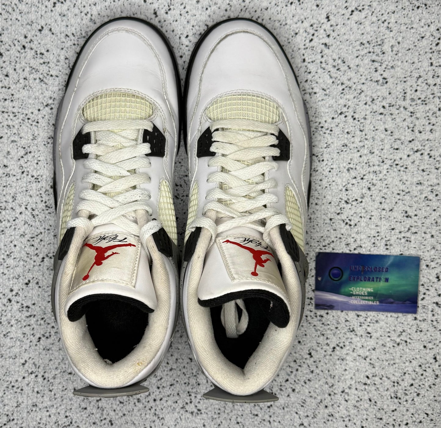 Jordan 4 White Cement 2012 10 Men/11.5 Women “Preowned”