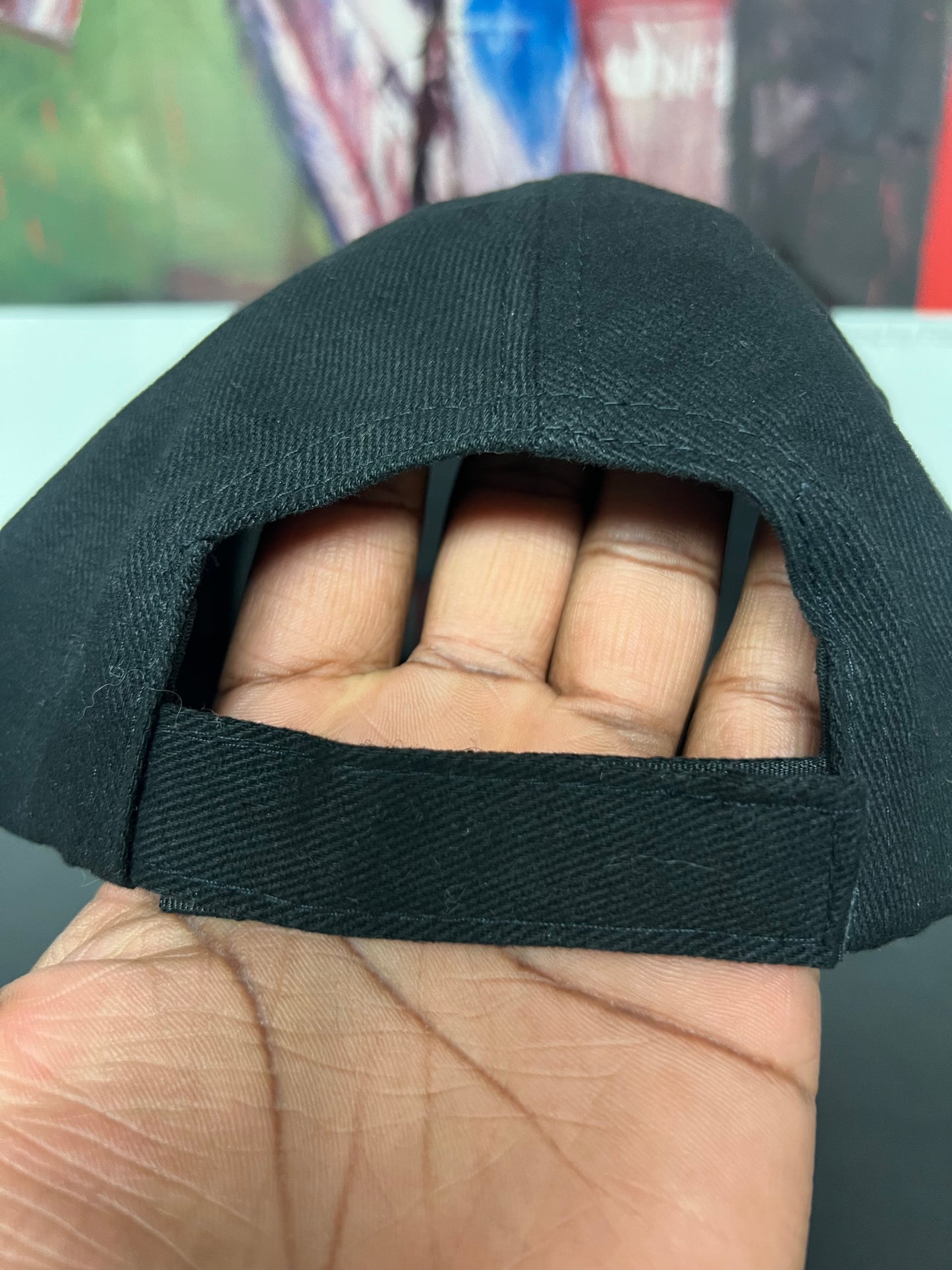 Vintage P•I black red hat