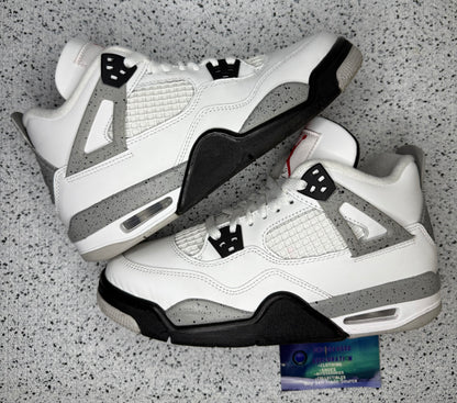 Jordan 4 White Cement 6.5 Youth/8 Women “Preowned”
