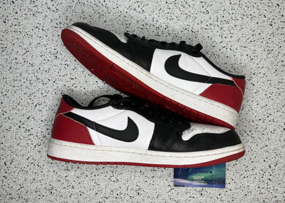 Jordan 1 Low Black Toe 10 Men/11.5 Women “Preowned”