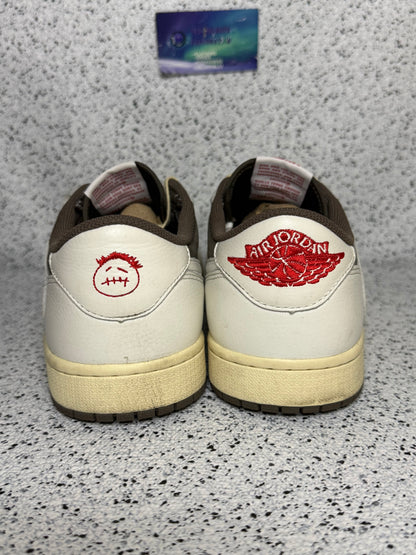 Jordan 1 Low Travis Scott Reverse Mocha 11.5 Men/13 Women “Preowned”