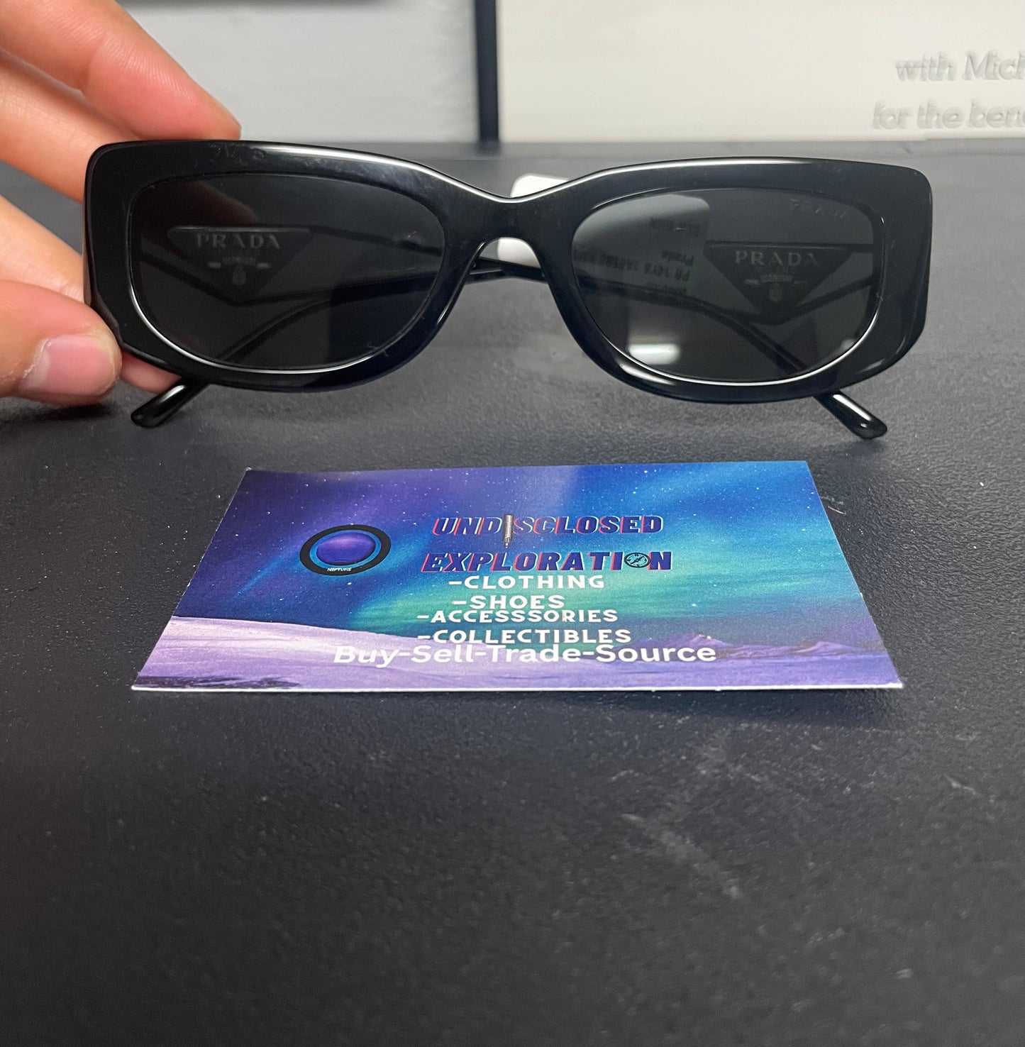 Prada black PR14YS sunglasses