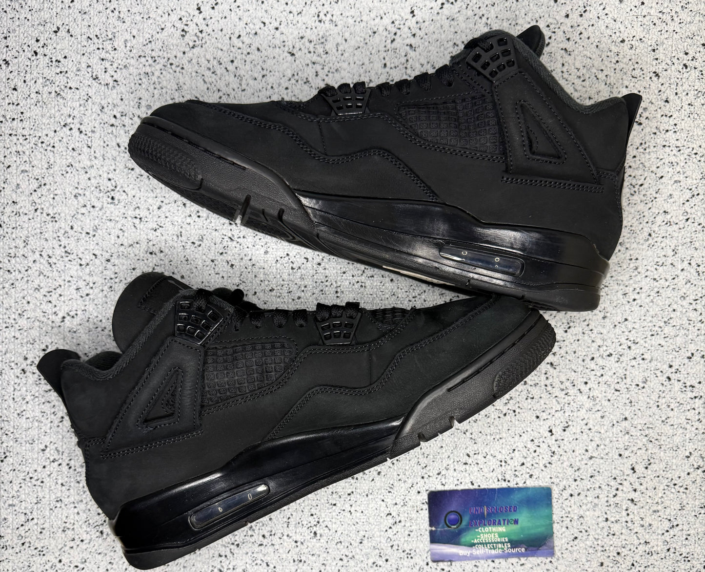 Jordan 4 Black Cat 10.5 Men/12 Women “Preowned”