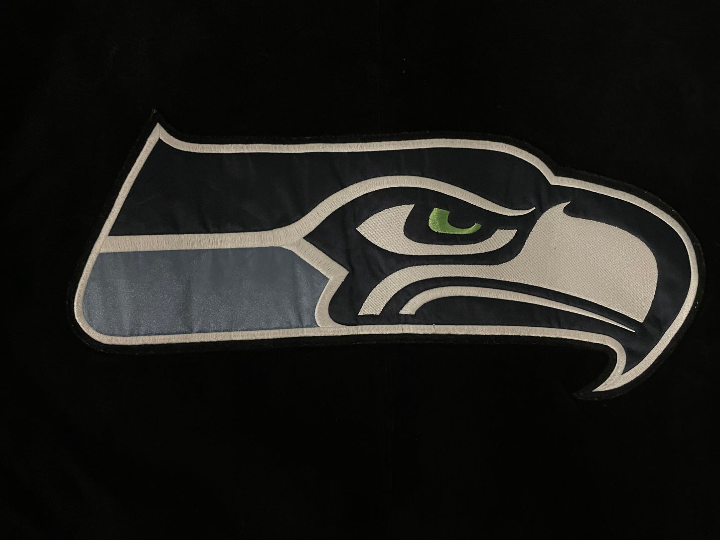 Vintage 2000s Seattle Seahawks suede NFL Jacket