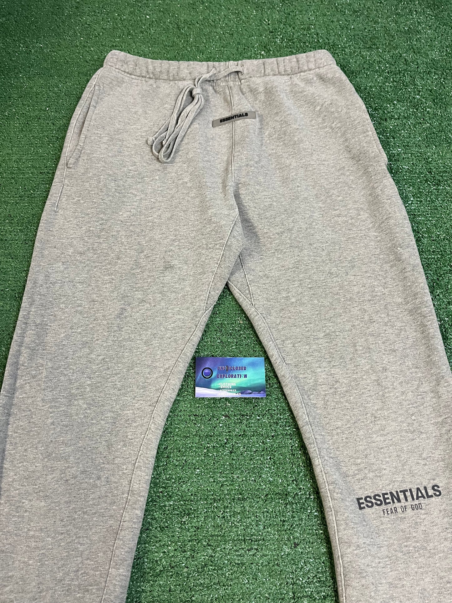 Fear of God Grey essentials sweatpants