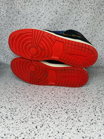 Jordan 1 Mid Siempre Familia 6.5 Youth/8 Women “Preowned”