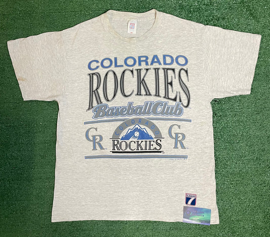 Vintage 1990s Colorado Rockies tee