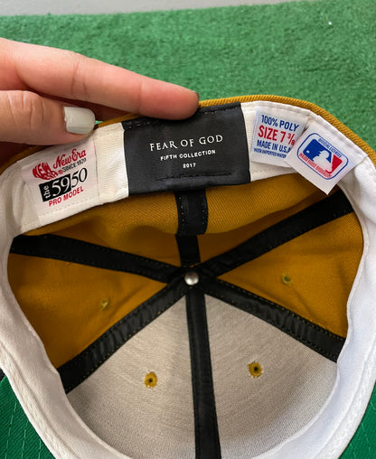Fear Of God X new era yellow hat