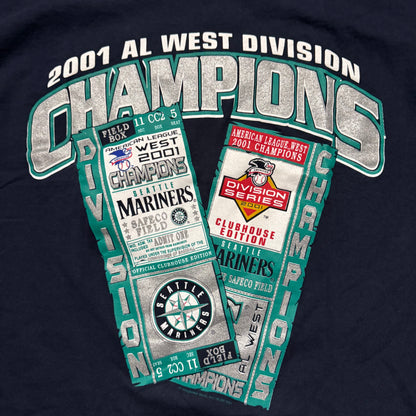Vintage Seattle Mariners 2001 Ticket Shirt