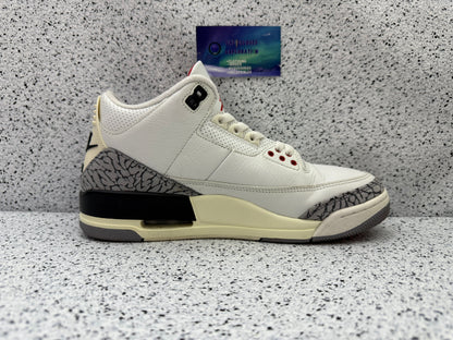 Jordan 3 White Cement Reimagined 8 Men/9.5 Women “Preowned”