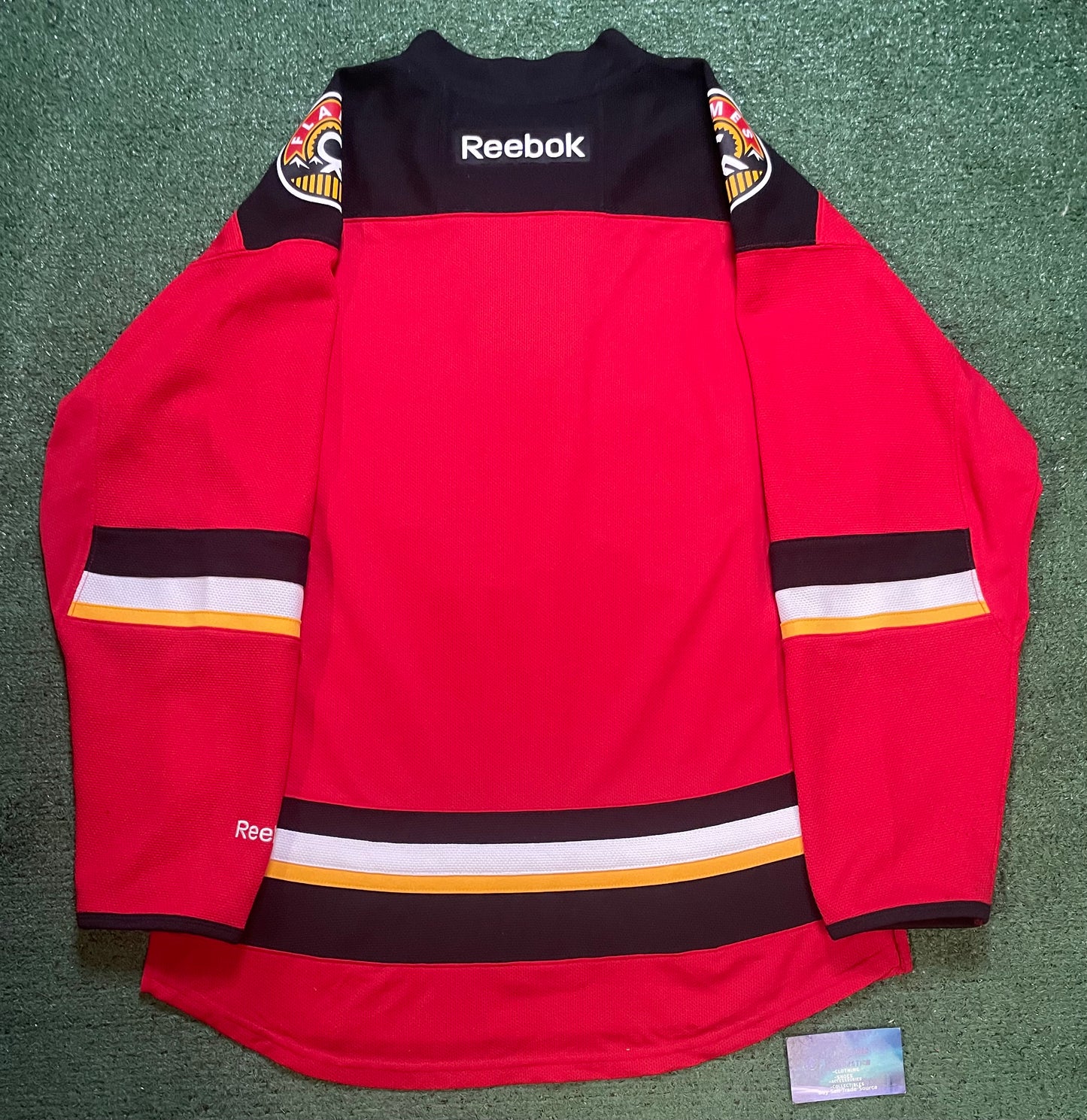 Reebok  Calgary Flames Alternate Script  2013/2016 hockey Jersey