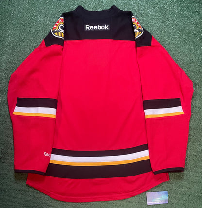 Reebok  Calgary Flames Alternate Script  2013/2016 hockey Jersey