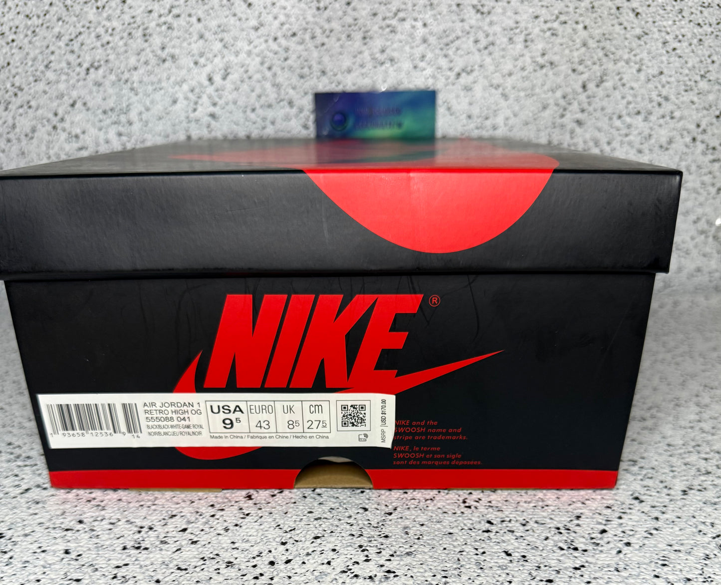 Jordan 1 Royal Toe