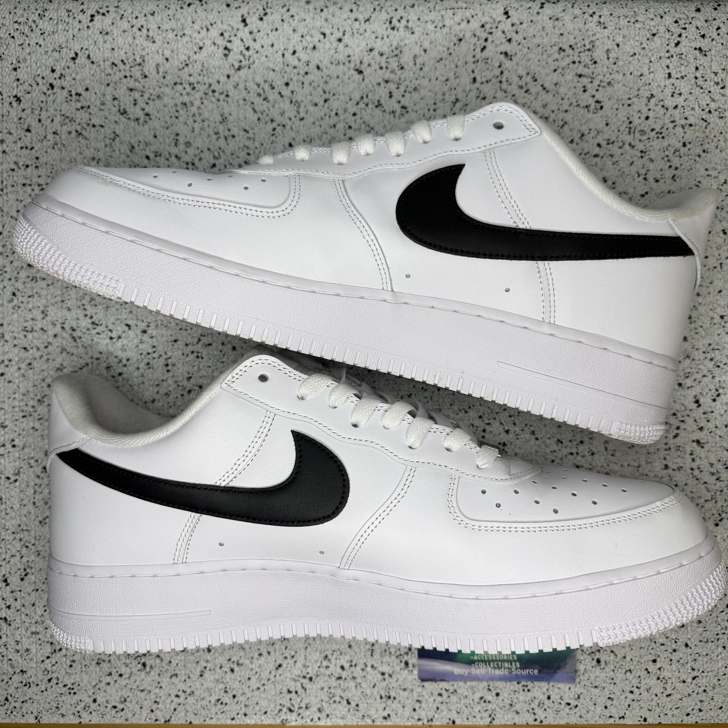 Nike Air Force 1 Supreme White Black 13 Men “Preowned”