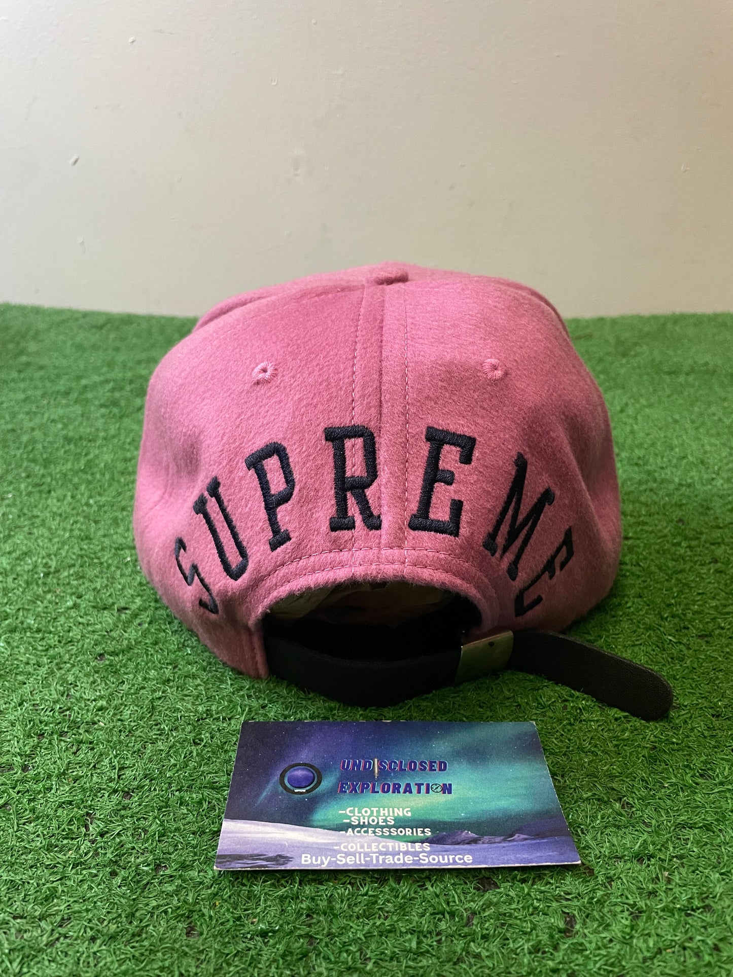 Supreme X loro piana pink wool hat