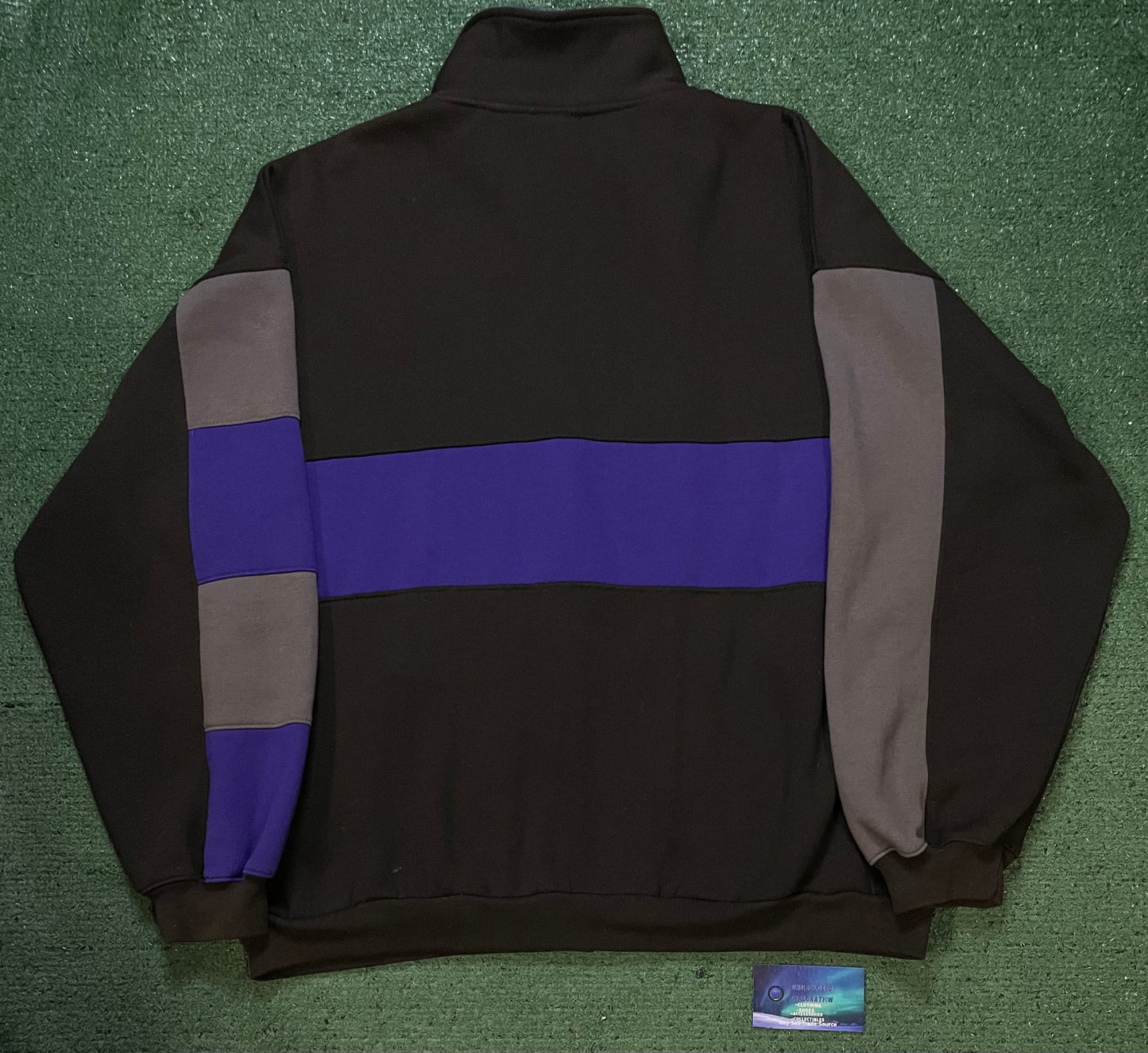 Vintage U.S.A Olympics black purple & grey zipup jacket