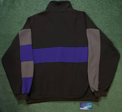 Vintage U.S.A Olympics black purple & grey zipup jacket