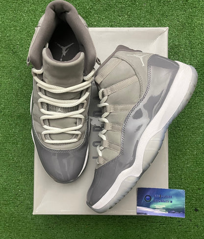 Jordan 11 Cool Grey 10 Men/11.5 Women “Preowned”