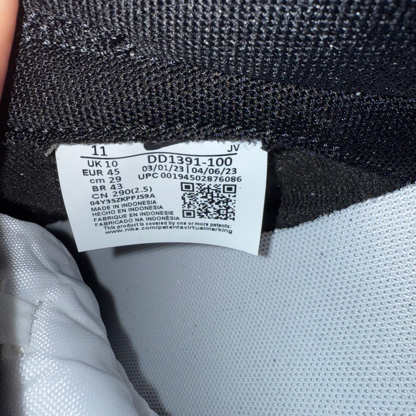 Nike Dunk Low Panda Black White