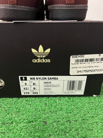 Adidas X wales Bonner samba fox brown
