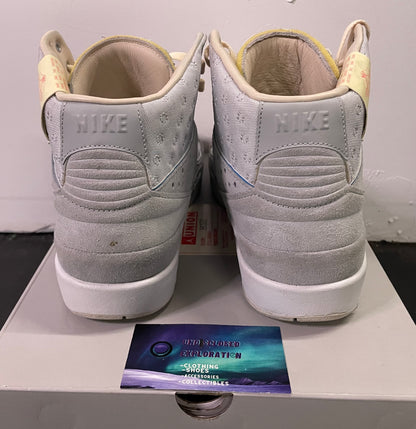 Air Jordan 2 grey union size 10men/11.5women