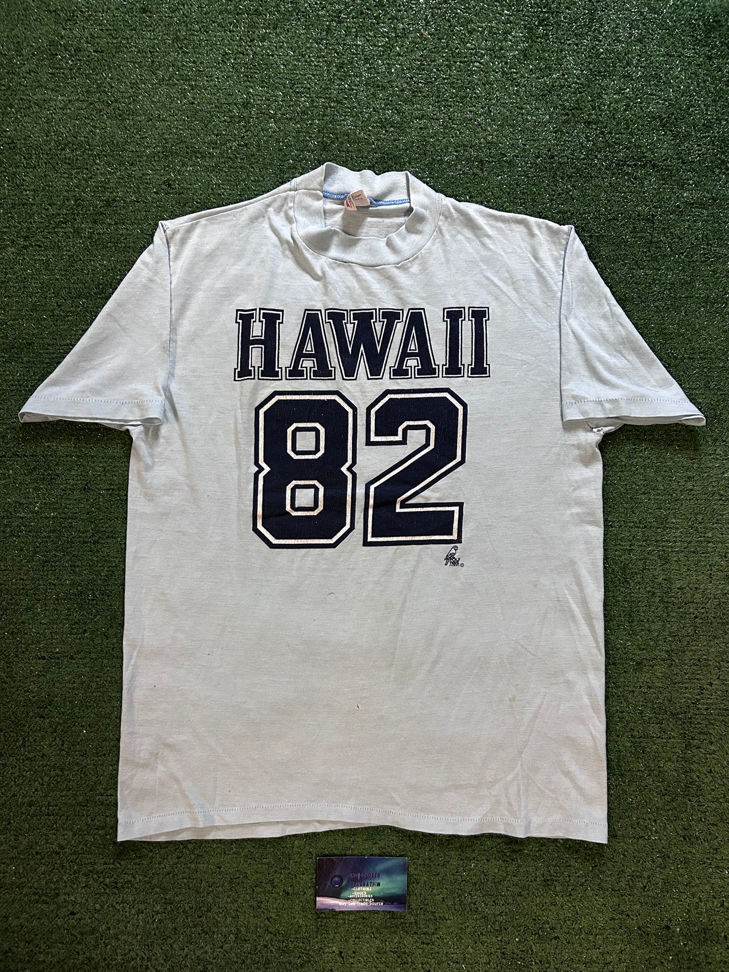 Vintage 1982 Hawaii blue tee