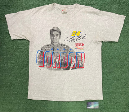 Vintage 1990s Jeff Gordon nascar portrait tee